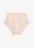 Culotte a vita alta lucida con effetto modellante medio, bonprix