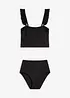 Bikini a bustier (set 2 pezzi), leggermente lucido, bonprix