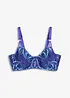 Reggiseno minimizer con ricami delicati, bonprix