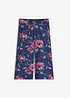 Pantaloni culotte da pigiama in misto cotone e viscosa con tasche, bonprix