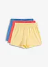 Pantaloni pigiama corti (pacco da 3), bonprix