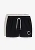 Pantaloni corti da casa in felpa (pacco da 2), bonprix