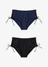Slip per bikini con effetto modellante leggero (pacco da 2), bonprix