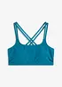 Reggiseno a bustier per bikini con spalline incrociate, bonprix