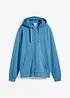 Felpa con zip e cappuccio, bonprix