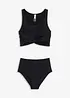 Bikini a bustier (set 2 pezzi) in poliammide riciclata, bonprix