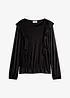 Maglia con volant, bonprix