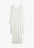 Abito da sposa in chiffon fine con pizzo, bonprix