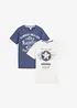 T-shirt in puro cotone biologico (pacco da 2), bonprix