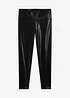 Leggings lucidi in similpelle, bonprix