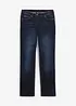 Jeans dritti con girovita comodo, vita media, bonprix