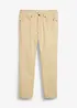 Pantaloni regular fit in twill di puro cotone, straight, bonprix