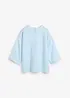 Blusa oversize in puro lino, bonprix