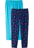 Leggings a pinocchietto con cotone biologico (pacco da 2), bonprix