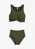 Bikini a bustier (set 2 pezzi) in poliammide riciclata, bonprix