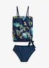 Tankini a fascia con spalline multiway (set 2 pezzi), bonprix
