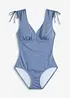 Costume intero glitterato con effetto modellante leggero, bonprix