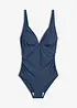 Costume intero modellante a compressione leggera con scollo a V, bonprix