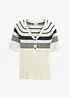 Maglione in filato fine con bottoni decorativi, bonprix