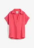 Blusa a maniche corte in mussola leggera, bonprix