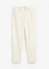 Mom jeans cropped, vita alta, bonprix