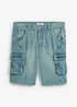 Bermuda cargo in jeans, regular fit, bonprix