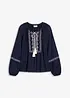 Blusa oversize con ricamo, bonprix