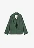 Blazer in misto viscosa crinkle strutturato, bonprix