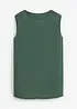 Top in misto viscosa crinkle, bonprix