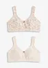 Reggiseno senza ferretto con cotone biologico (pacco da 2), bonprix