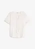 Maglia lunga con bordi in pizzo, bonprix