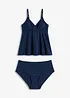 Tankini in materiale lucido (set 2 pezzi), bonprix