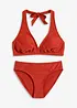 Bikini all'americana in tessuto a trama operata (set 2 pezzi), bonprix