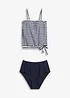 Tankini oversize con spalline staccabili (set 2 pezzi), bonprix