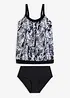 Tankini oversize (set 2 pezzi), bonprix