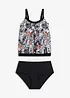 Tankini oversize (set 2 pezzi), bonprix