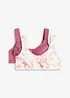 Reggiseno minimizer senza ferretto con cotone (pacco da 2), bonprix