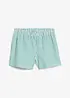 Shorts con elastico in vita in puro cotone a righe, bonprix