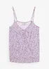 Top floreale in viscosa fluente, bonprix