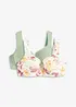 Reggiseno con coppe preformate, ferretto e cotone biologico (pacco da 2), bonprix