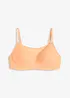 Reggiseno con coppe preformate e mesh, senza ferretto, bonprix