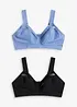 Reggiseno senza ferretto con cotone biologico (pacco da 2), bonprix