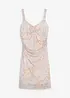 Abito in mesh e maglina, bonprix