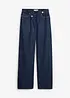 Jeans wide leg, vita media, bonprix