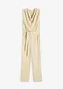 Tuta elegante in jersey con spalline imbottite, bonprix