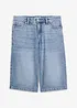 Bermuda in jeans, vita media, bonprix