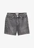 Bermuda in jeans, vita media, bonprix