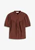 Blusa a maniche corte in mussola, bonprix