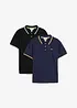 Polo in piquet di puro cotone biologico (pacco da 2), bonprix