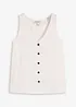 Top con bottoni, bonprix